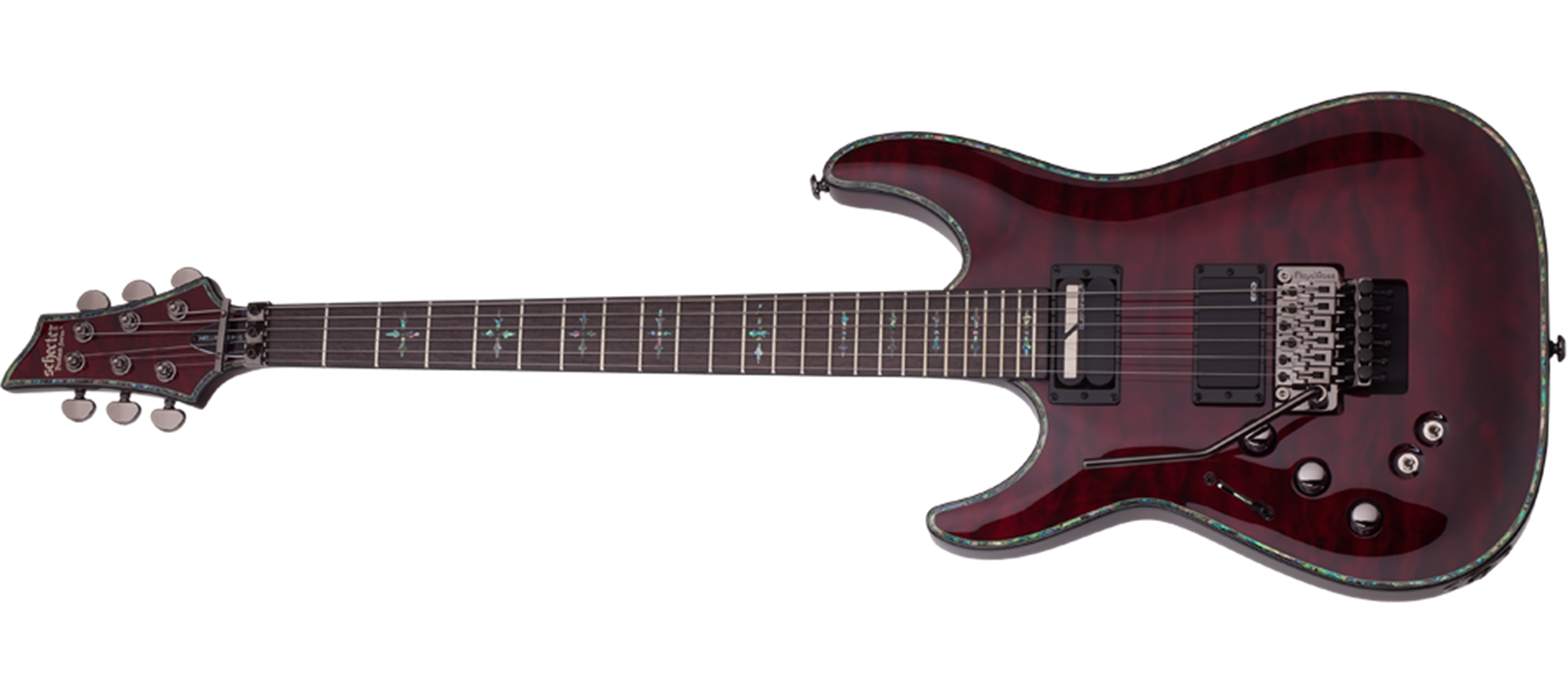Schecter DIAMOND SERIES Hellraiser C-1FR/S Black Cherry Left Handed  6-String Electric Guitar 2022
